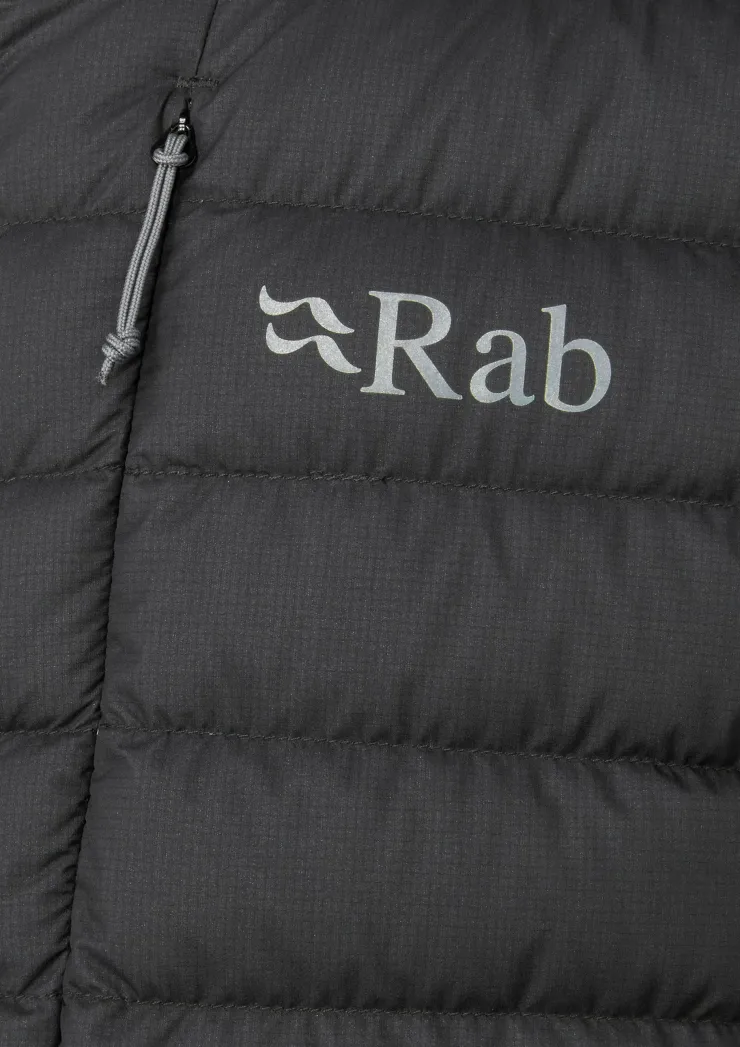 Insulated Jackets-Rab Mens Infinity Microlight Jacket - Black
