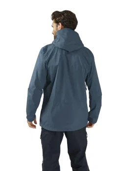 Waterproof Jackets-Rab Mens Kangri Paclite Plus Jacket - Orion Blue