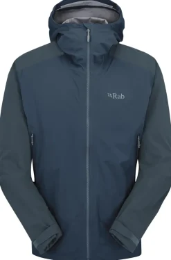 Softshell Jackets-Rab Mens Kinetic Alpine 2.0 Jacket - Orion Blue-Blue Night