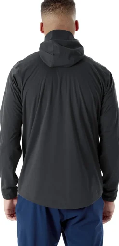 Waterproof Jackets-Rab Mens Kinetic 2.0 Jacket - Beluga