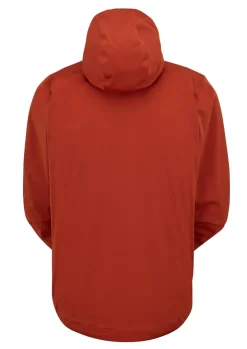 Waterproof Jackets-Rab Mens Kinetic 2.0 Jacket - Tuscan Red