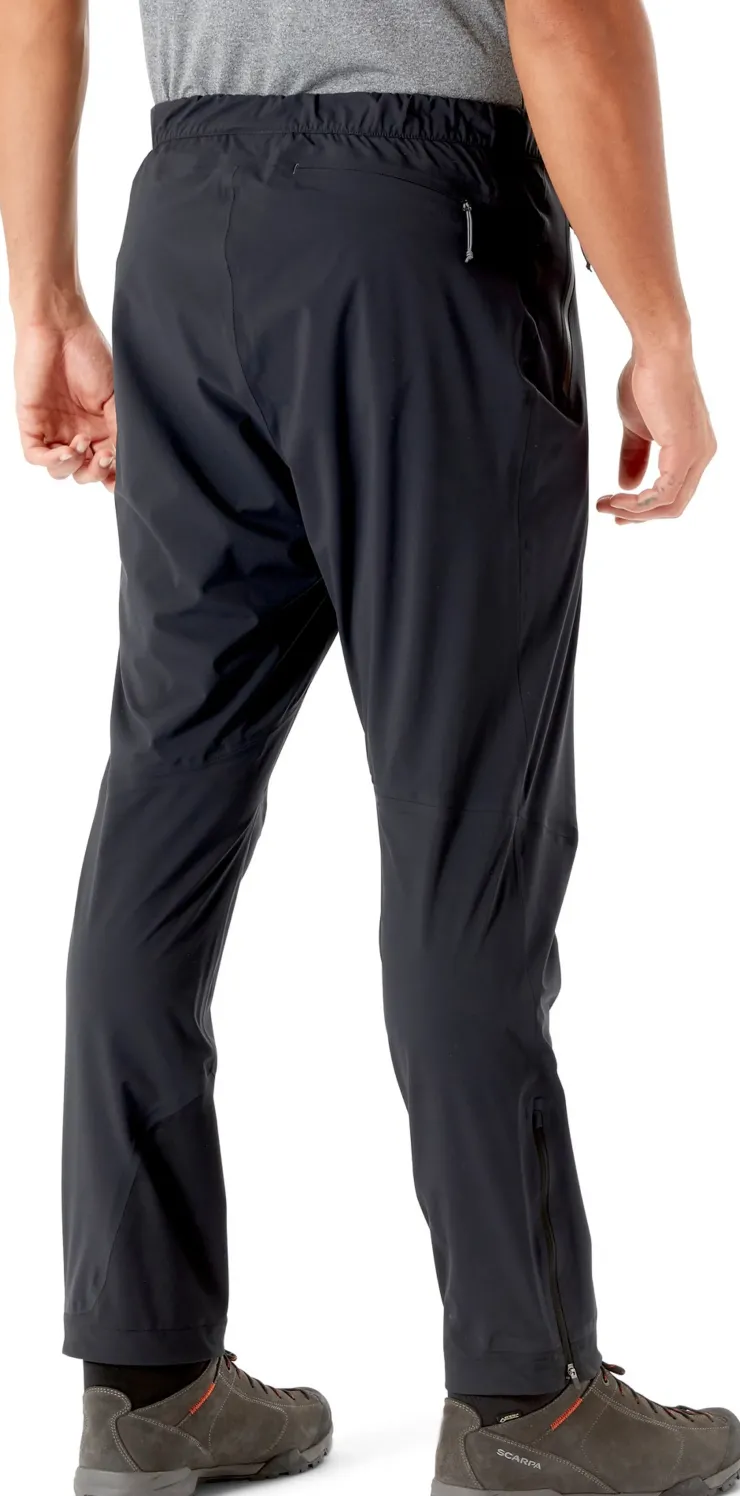 Waterproof Trousers-Rab Mens Kinetic 2.0 Pants - Regular Leg - Beluga