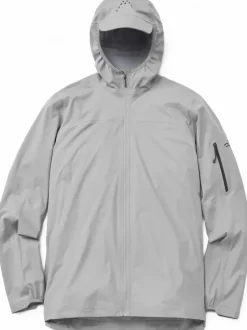 Waterproof Jackets-Rab Mens Kinetic Ultra Jacket - Light Zinc