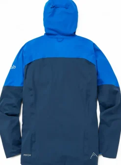 Waterproof Jackets-Rab Mens Kinetic Ultra Jacket - Maya Blue-Tempest Blue