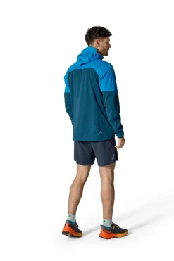 Waterproof Jackets-Rab Mens Kinetic Ultra Jacket - Maya Blue-Tempest Blue