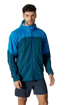 Waterproof Jackets-Rab Mens Kinetic Ultra Jacket - Maya Blue-Tempest Blue