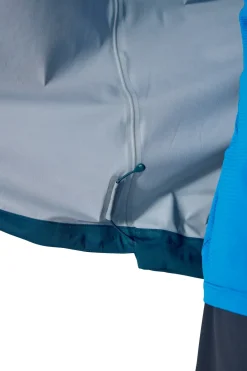 Waterproof Jackets-Rab Mens Kinetic Ultra Jacket - Maya Blue-Tempest Blue