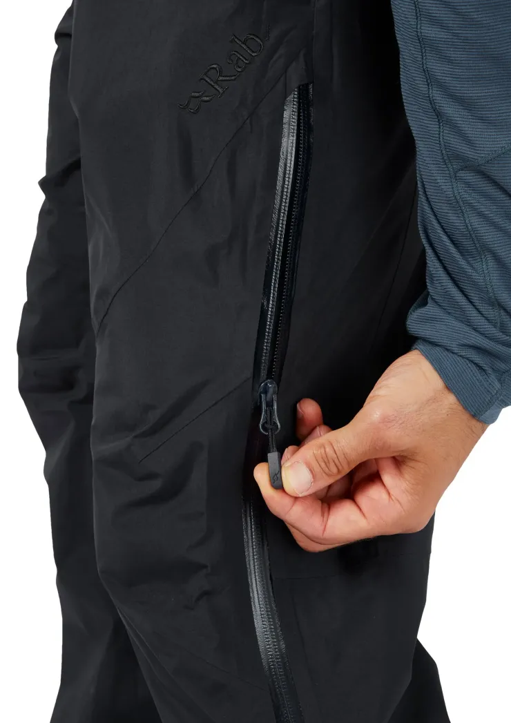 Waterproof Trousers-Rab Mens Ladakh Paclite Plus Pants - Beluga