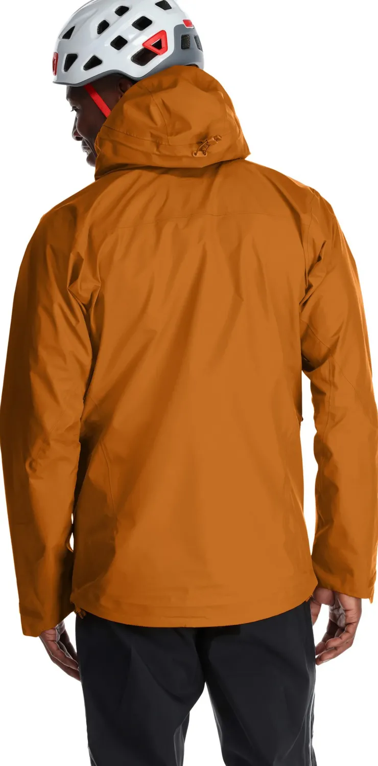 Waterproof Jackets-Rab Mens Latok Alpine GTX Jacket - Marmalade