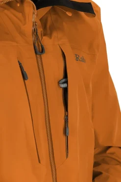 Waterproof Jackets-Rab Mens Latok Alpine GTX Jacket - Marmalade