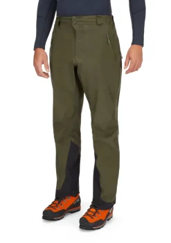 Waterproof Trousers-Rab Mens Latok GTX Pro Pants - Army