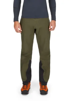 Waterproof Trousers-Rab Mens Latok GTX Pro Pants - Army
