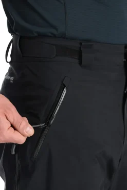 Waterproof Trousers-Rab Mens Latok GTX Pro Pants - Black