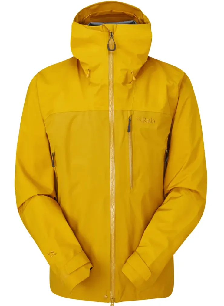 Waterproof Jackets-Rab Mens Latok Mountain GTX Jacket - Sahara