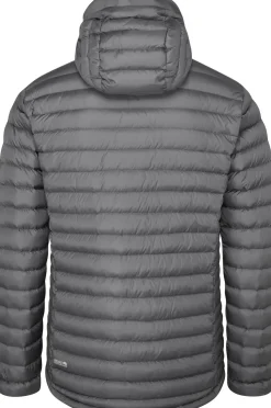Insulated Jackets-Rab Mens Microlight Alpine Jacket - Graphene