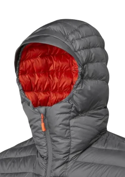 Insulated Jackets-Rab Mens Microlight Alpine Jacket - Graphene