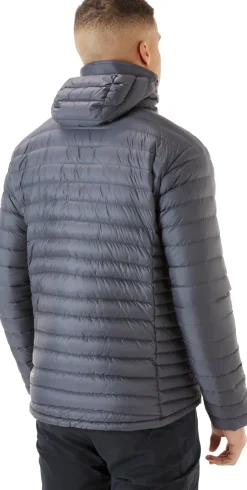 Insulated Jackets-Rab Mens Microlight Alpine Jacket - Graphene