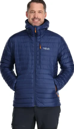 Insulated Jackets-Rab Mens Microlight Alpine Jacket - Deep Ink