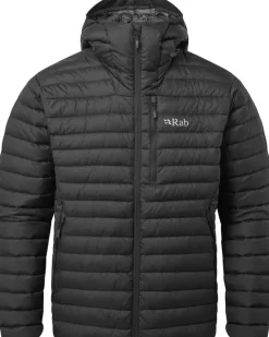 Insulated Jackets-Rab Mens Microlight Alpine Jacket - Black
