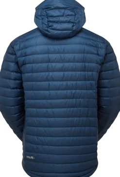 Insulated Jackets-Rab Mens Microlight Alpine Jacket - Tempest Blue