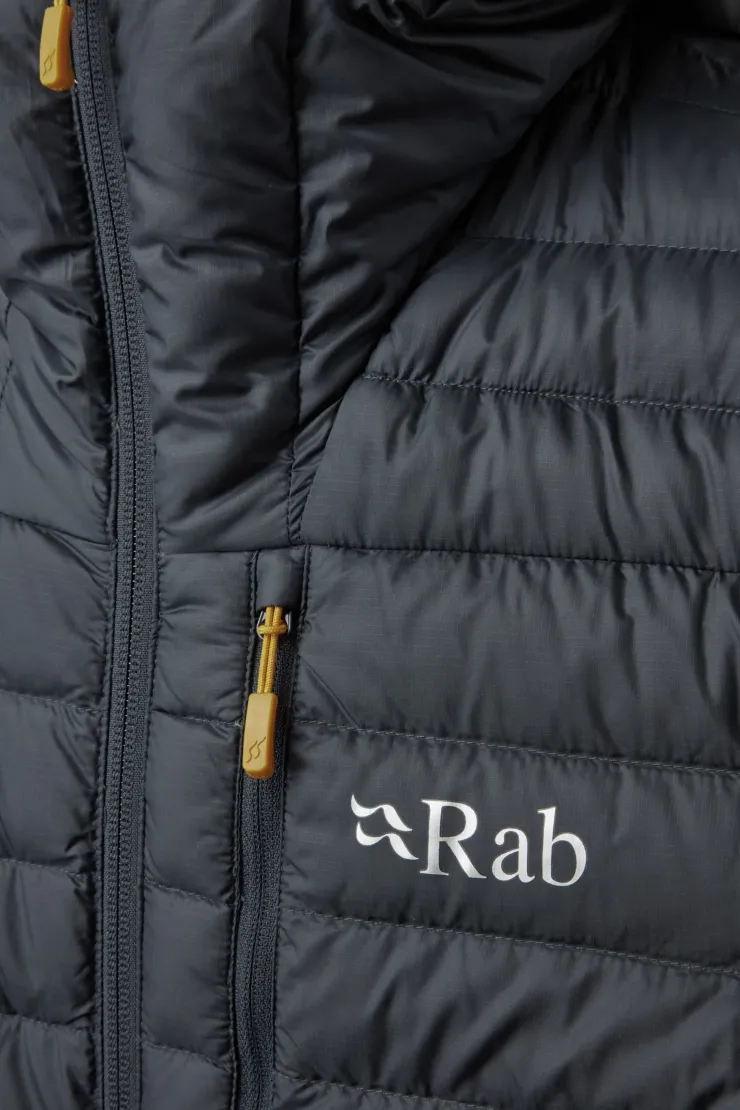 Insulated Jackets-Rab Mens Microlight Alpine Jacket - Beluga