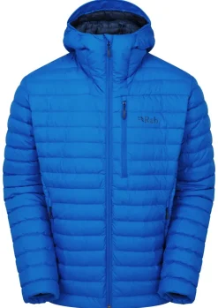 Insulated Jackets-Rab Mens Microlight Alpine Jacket - Maya Blue