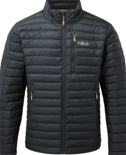 Insulated Jackets-Rab Mens Microlight Jacket - Beluga