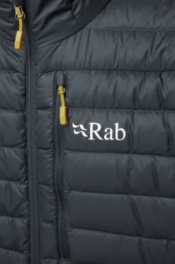 Insulated Jackets-Rab Mens Microlight Jacket - Beluga