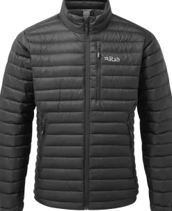 Insulated Jackets-Rab Mens Microlight Jacket - Black