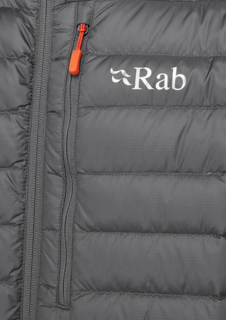 Insulated Jackets-Rab Mens Microlight Jacket - Graphene