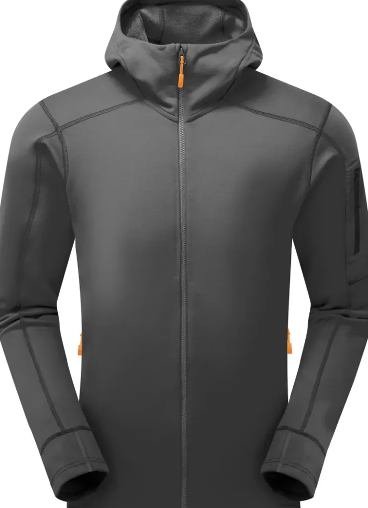 Fleece & Mid Layer-Rab Mens Modulus Hoody - Graphene
