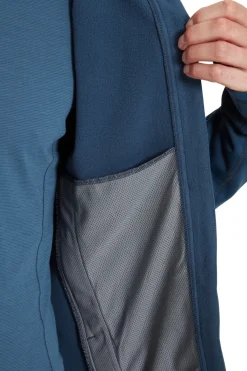Fleece & Mid Layer-Rab Mens Modulus Hoody - Tempest Blue