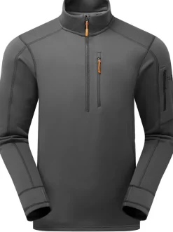 Fleece & Mid Layer-Rab Mens Modulus Pull-On - Graphene