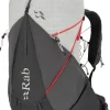 Fast & Light Rucksacks And Vests-Rab Mens Muon 40 Rucksack - Pewter-Graphene