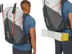 Fast & Light Rucksacks And Vests-Rab Mens Muon 40 Rucksack - Pewter-Graphene