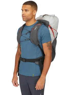 Fast & Light Rucksacks And Vests-Rab Mens Muon 40 Rucksack - Pewter-Graphene