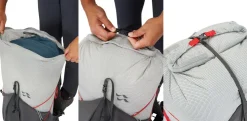 Fast & Light Rucksacks And Vests-Rab Mens Muon 40 Rucksack - Pewter-Graphene