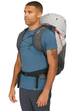 Fast & Light Rucksacks And Vests-Rab Mens Muon 50 Rucksack - Pewter-Graphene