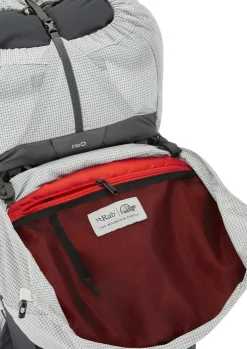 Fast & Light Rucksacks And Vests-Rab Mens Muon 50 Rucksack - Pewter-Graphene