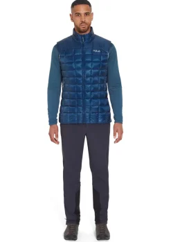 Vests & Gilets-Rab Mens Mythic Vest - Tempest Blue