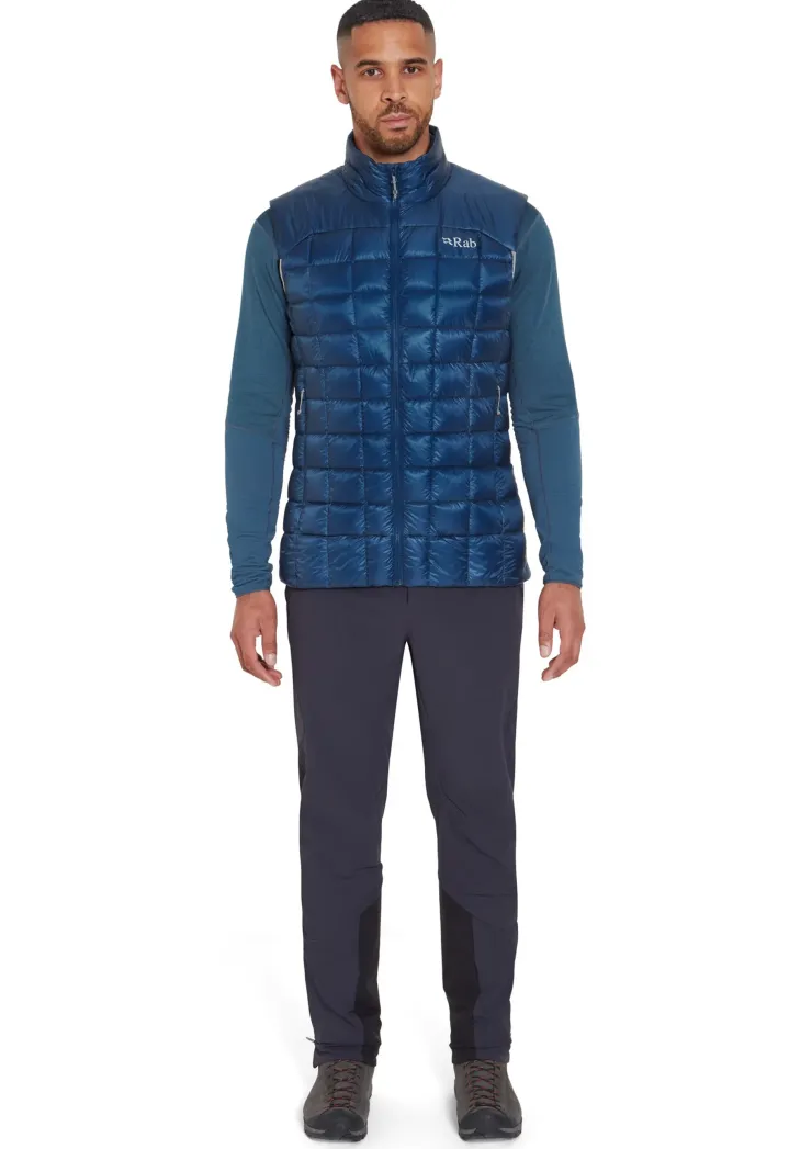 Vests & Gilets-Rab Mens Mythic Vest - Tempest Blue