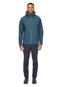Waterproof Jackets-Rab Mens Namche GTX Jacket - Orion Blue
