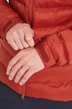 Insulated Jackets-Rab Mens Nebula Pro Jacket - Tuscan Red