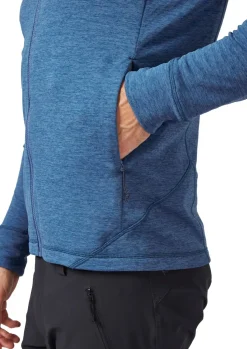 Fleece & Mid Layer-Rab Mens Nexus Hoody - Denim