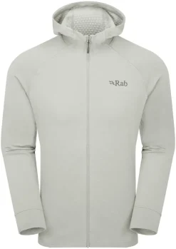 Fleece & Mid Layer-Rab Mens Nexus Hoody - Light Zinc
