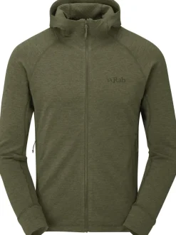 Fleece & Mid Layer-Rab Mens Nexus Hoody - Olive-Olive