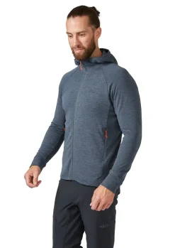 Fleece & Mid Layer-Rab Mens Nexus Hoody - Steel