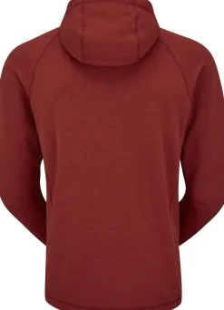 Fleece & Mid Layer-Rab Mens Nexus Hoody - Tuscan Red