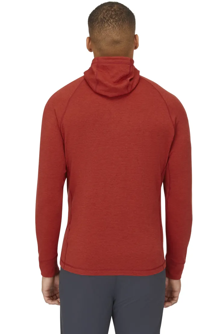 Fleece & Mid Layer-Rab Mens Nexus Hoody - Tuscan Red