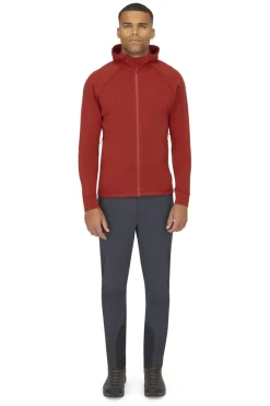 Fleece & Mid Layer-Rab Mens Nexus Hoody - Tuscan Red